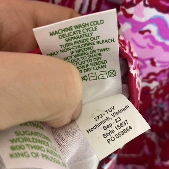 Lilly Pulitzer Size Medium Wyota Maxi Dress In Lilac Thistle In The Wild Pink - Picture 4 of 12